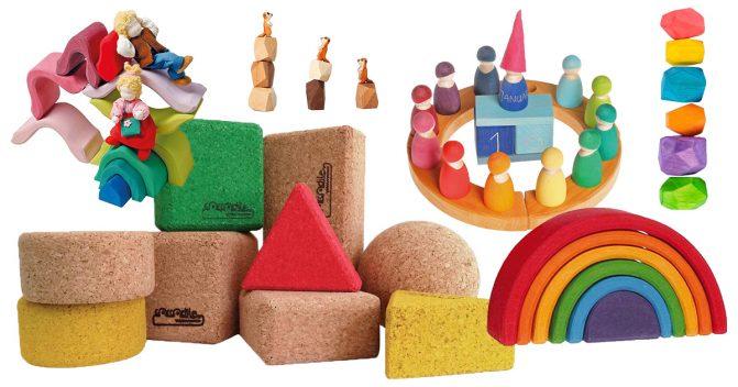 Waldorf-Spielsachen für Kleinkinder